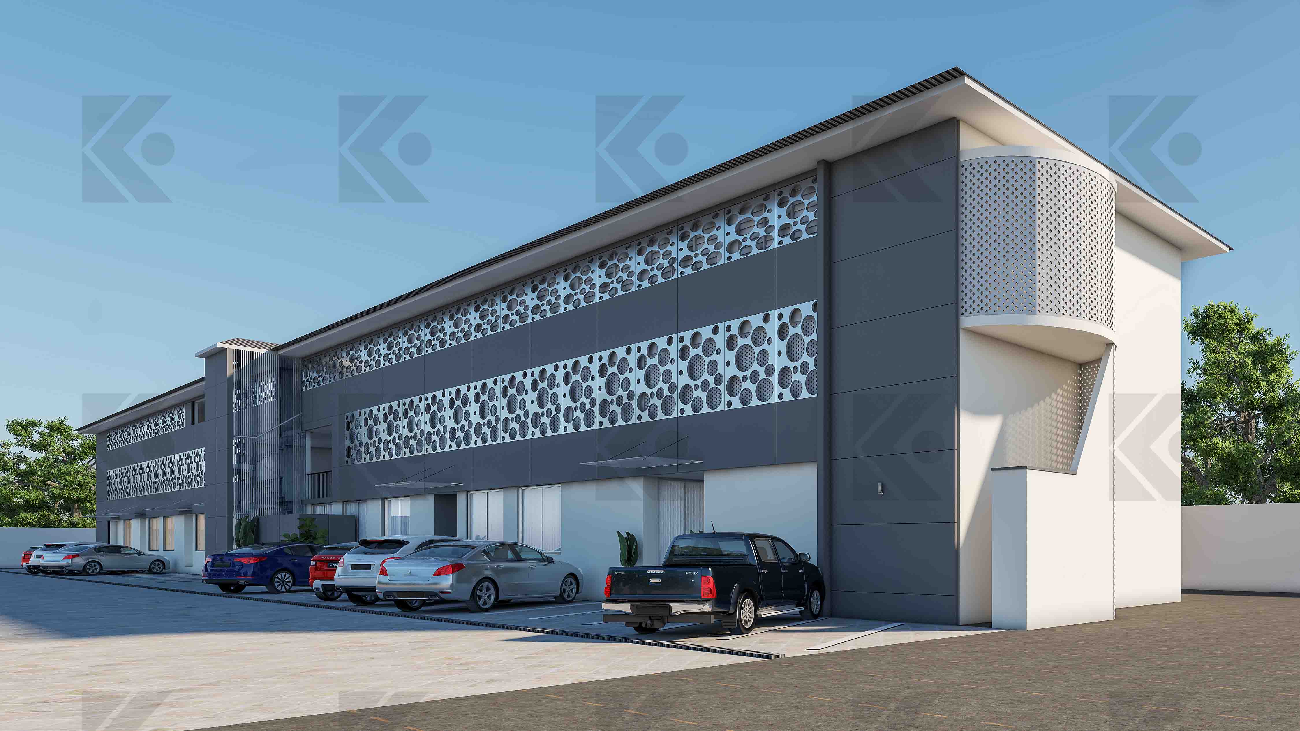 Controller & Accountant General Office Renovation design concept 1